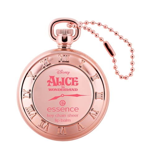 Make-up - Balsam de buze cu breloc, essence, Disney Alice in Wonderland 01 - Late But Cute, 1.35 g
