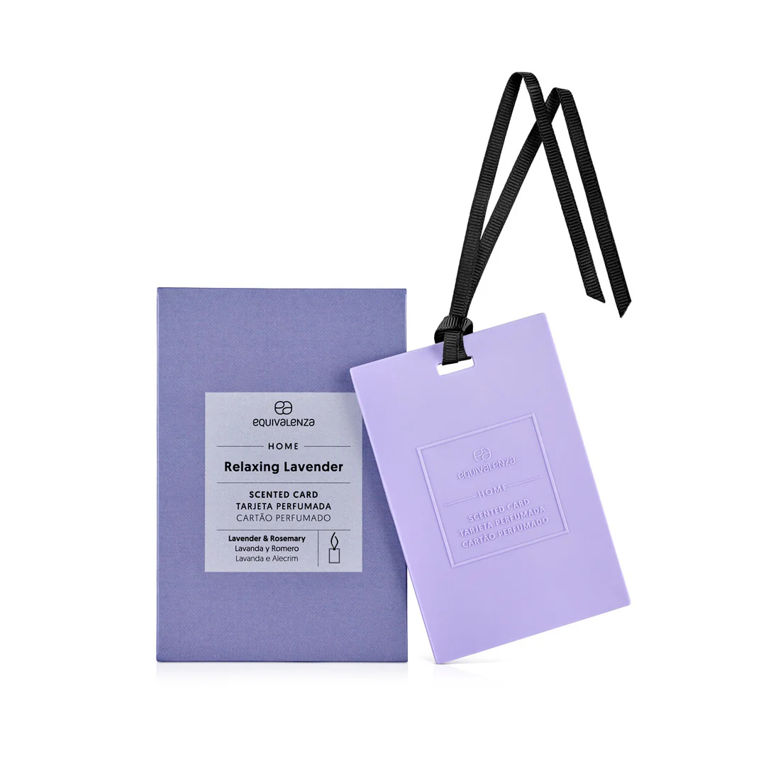 Equivalenza - Card parfumat Relaxing Lavander, 1 bucata