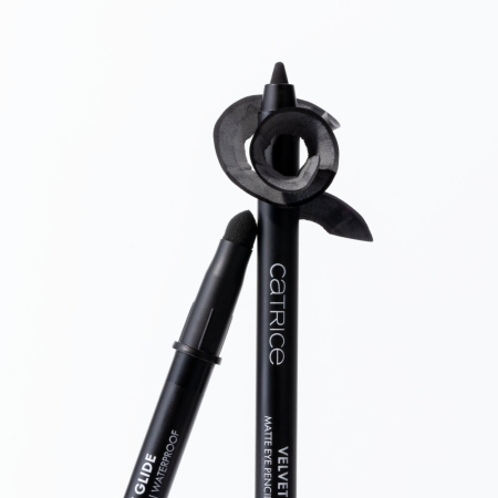 Creion pentru ochi Velvet Glide Matte - 010 Black Stone, Catrice [3]