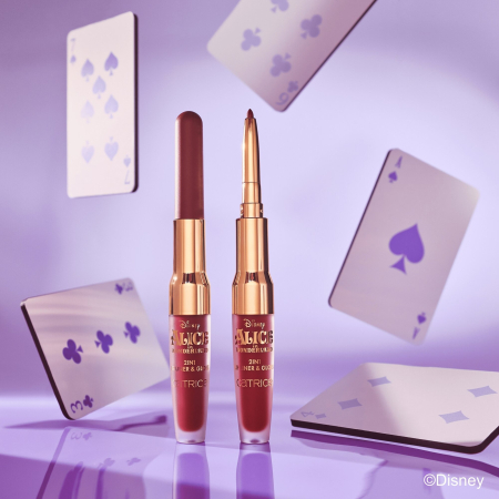 Creion si luciu de buze 2 in 1, Catrice, Disney Alice in Wonderland C02 - Always Curious, 1.77 g [4]
