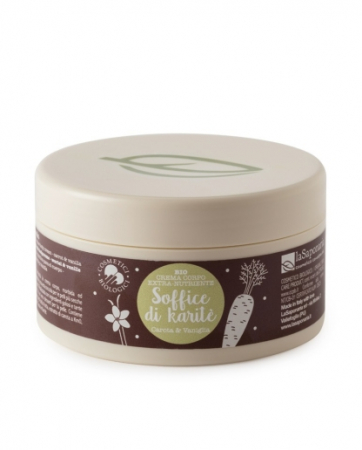 Ingrijire corp - Crema de corp hranitoare cu morcovi si vanilie, 180 ml