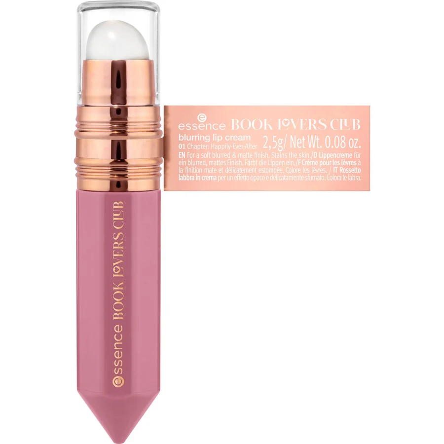 essence - Crema pentru buze blurring , essence,  BOOK LOVERS CLUB 01 - Chapter: Happily-Ever-After, 2.5 g
