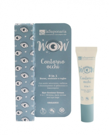 La Saponaria - Crema pentru conturul ochilor 3 in 1 , 15 ml