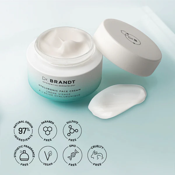 Crema pentru fata cu acid hialuronic Needles No More Hyaluronic Face Cream 2.0, 50 ml, Dr. Brandt [5]