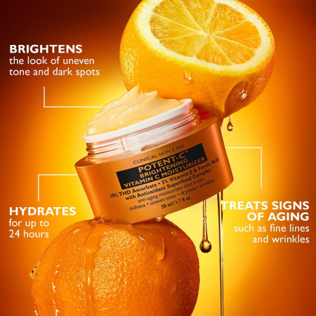 Crema pentru fata Potent C Brightening Vitamin C Moisturizer, 50 ml, Peter Thomas Roth [4]
