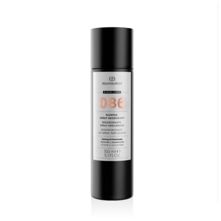 Deodorant - Deodorant spray Black Label 086, 150 ml, Equivalenza