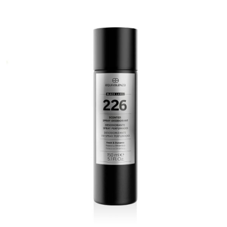 Equivalenza - Deodorant spray Black Label 226, 150 ml, Equivalenza