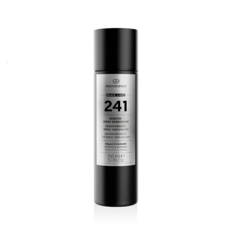 Equivalenza - Deodorant spray Black Label 241, 150 ml, Equivalenza