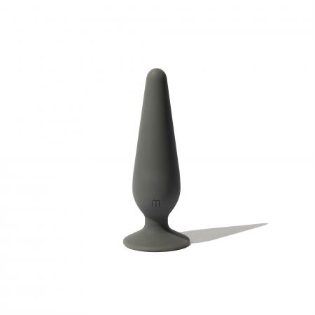 Dop si vibrator anal - Dop anal Cone, Negru, Maude