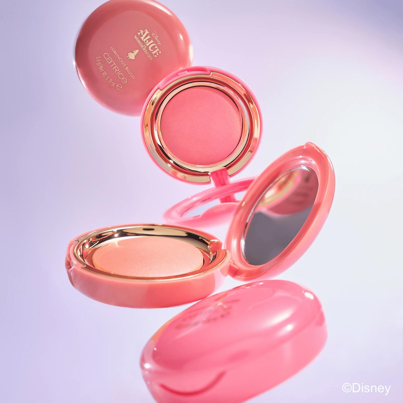 Fard de obraz iluminator, Catrice, Disney Alice in Wonderland C01 - Curious Glow, 5.6 g [3]