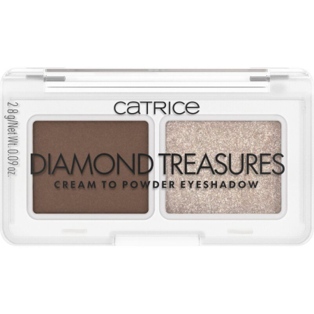 Branduri - Fard de pleoape Diamond Treasures Cream to Powder - 010 Hazel Spark, Catrice