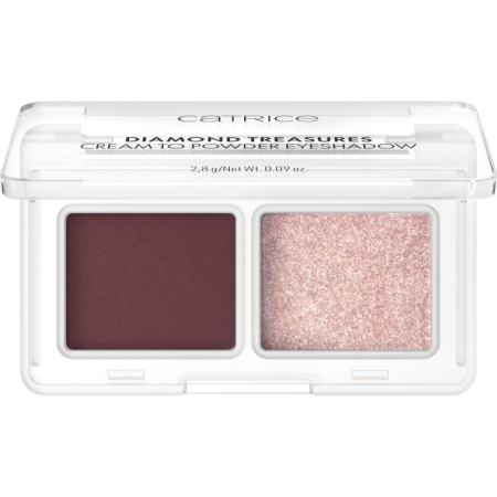 Fard de pleoape Diamond Treasures Cream to Powder - 060 Burgundy Glitz, Catrice [1]