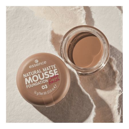 Fond de ten Essence NATURAL MATTE MOUSSE FOUNDATION 03, 16 g [3]