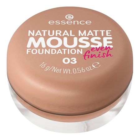 Ten - Fond de ten Essence NATURAL MATTE MOUSSE FOUNDATION 03, 16 g