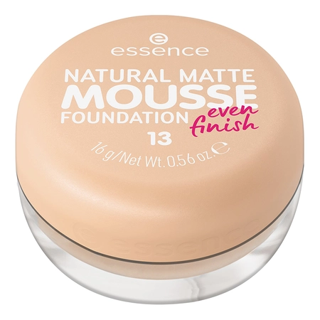 Fond de ten si baza de machiaj - Fond de ten Essence NATURAL MATTE MOUSSE FOUNDATION 13, 16 g