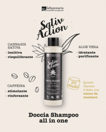 Gel de dus si sampon pentru barbati All in One, 200 ml [2]