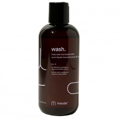 MAUDE - Gel de dus si spuma pentru baie Wash no. 3  (eucalipt si lemn de santal), 354.88 ml