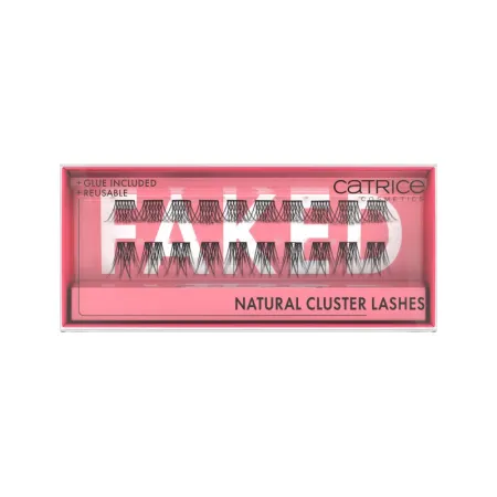 Gene false si accesorii - Gene false Catrice Faked Natural Cluster Lashes, Black, 1 pereche
