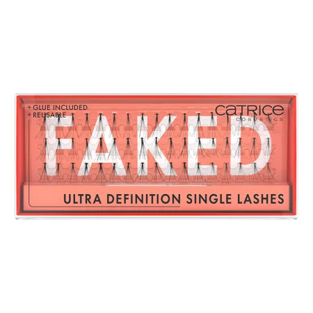 Gene false si accesorii - Gene false Catrice Faked Ultra Definition Single Lashes, 51 bucati