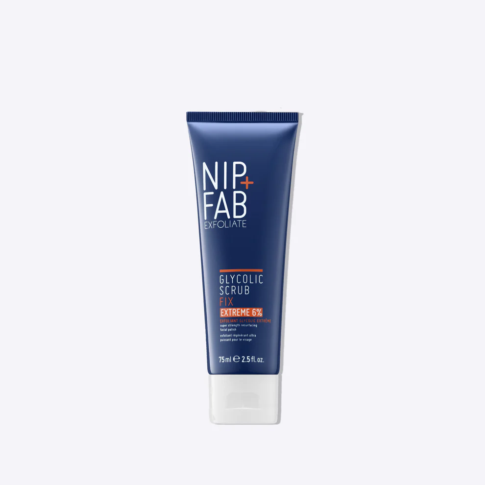 Exfolierea tenului - Glycolic Fix Extreme 6% - Exfoliant pentru fata, NIP+FAB, 75 ml