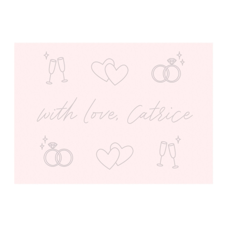 Catrice - Hartie matifianta pentru fata Glow Control Blotting Paper, Catrice, BRIDES & BESTIES C01 - Love Letters, 50 buc