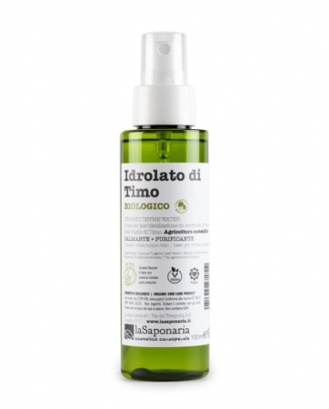 Ser pentru fata - Hidrolat bio (apa florala) antiseptic de cimbru, 100 ml