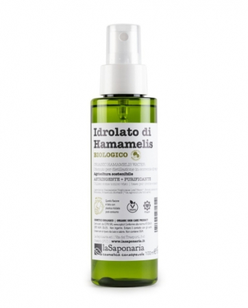 La Saponaria - Hidrolat bio (apa florala) dec de hamamelis, 100 ml