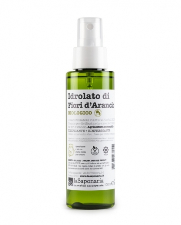 Ser pentru fata - Hidrolat bio (apa florala) regeneranta de floare de portocal, 100 ml