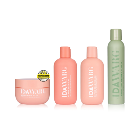 Seturi - IDA WARG - Pachet Repair: Sampon Repair, Balsam Repair, Masca pentru par si Spuma de dus Hydrating