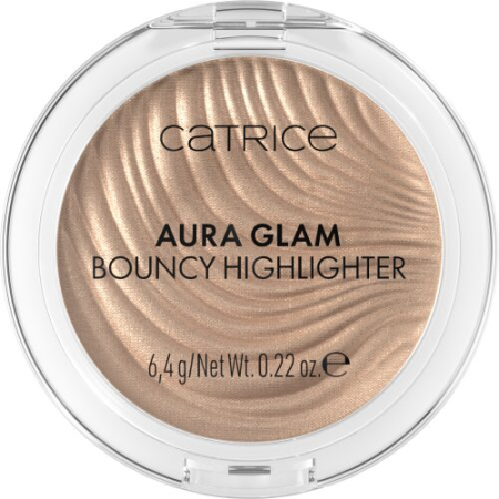 Iluminator si contur - Iluminator Aura Glam Bouncy Highlighter 010 - Moonlit Sand, Catrice