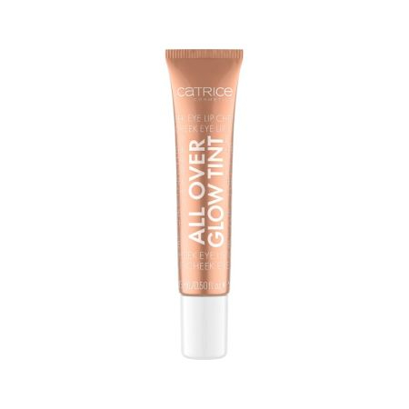 Iluminator si contur - Iluminator lichid Catrice All Over Glow Tint 040 - Bronze It, Brown, 15 ml