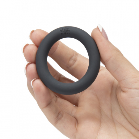 Inel pentru penis din silicon A Perfect O, Fifty Shades of Grey [1]