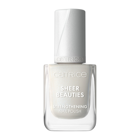 Unghii - Lac de unghii Sheer Beauties Strengthening, Catrice  010 - Milky Not Guilty, 10.5 ml