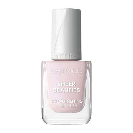 Unghii - Lac de unghii Sheer Beauties Strengthening, Catrice  040 - Fluffy Cotton Candy, 10.5 ml