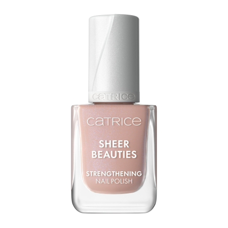 Unghii - Lac de unghii Sheer Beauties Strengthening, Catrice 060 - Nudie Beautie, 10.5 ml
