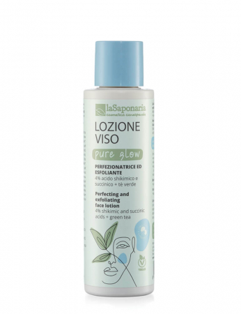 Exfolierea tenului - Lotiune La Saponaria pentru fata exfolianta si iluminatoare, 150 ml