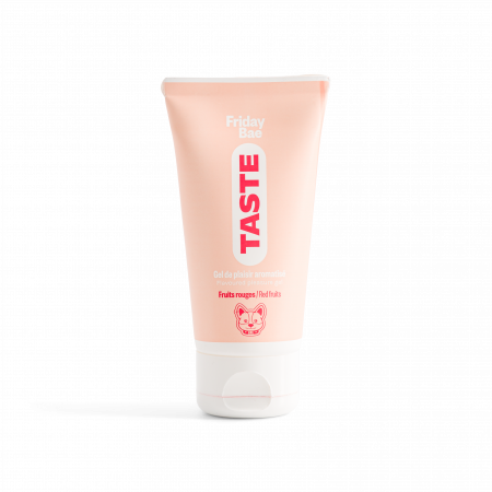 Lubrifiant cu 99.4% ingrediente naturale cu aroma de fructe rosii - TASTE Flavoured pleasure gel, 50 ml, Friday Bae [1]