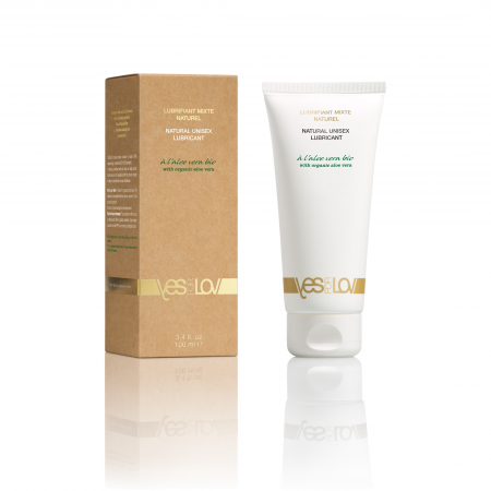 Jucarii sexuale - Lubrifiant intim pe baza de apa cu aloe vera si 96% ingrediente organice, 100 ml