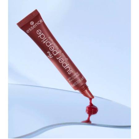 Luciu de buze cu peptide the super peptide glossy lip treatment 06 - Plumfection!, essence [3]