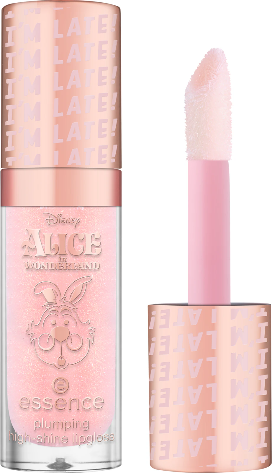 Luciu si gloss de buze - Luciu de buze plumping high-shine, essence, Disney Alice in Wonderland 02 - Purrfect Smile, 4 ml