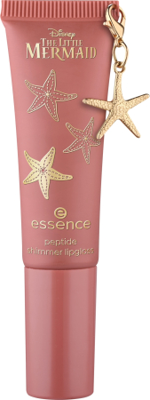 Luciu si gloss de buze - Luciul de buze cu peptide si particule stralucitoare, essence, Disney THE LITTLE MERMAID 02 - Seaside Romance, 10 ml