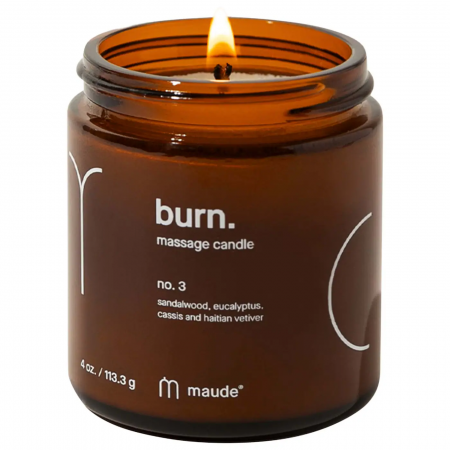 Ulei pentru corp - Lumanare pentru masaj Burn no. 3 (eucalipt si lemn de santal), 113.3 g