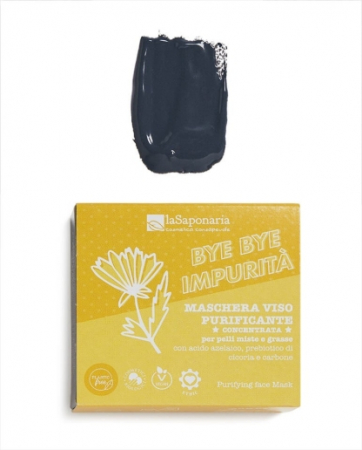 La Saponaria - Masca de fata concentrata Bye Bye Impurities, 35 ml