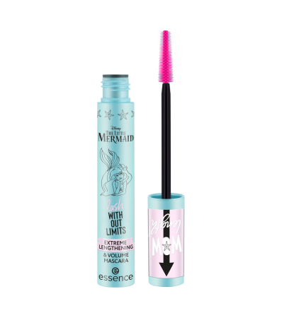 Mascara lash WITHOUT LIMITS EXTREME LENGTHENING & VOLUME, essence, Disney THE LITTLE MERMAID 01 - I Sea You, 13 ml [1]