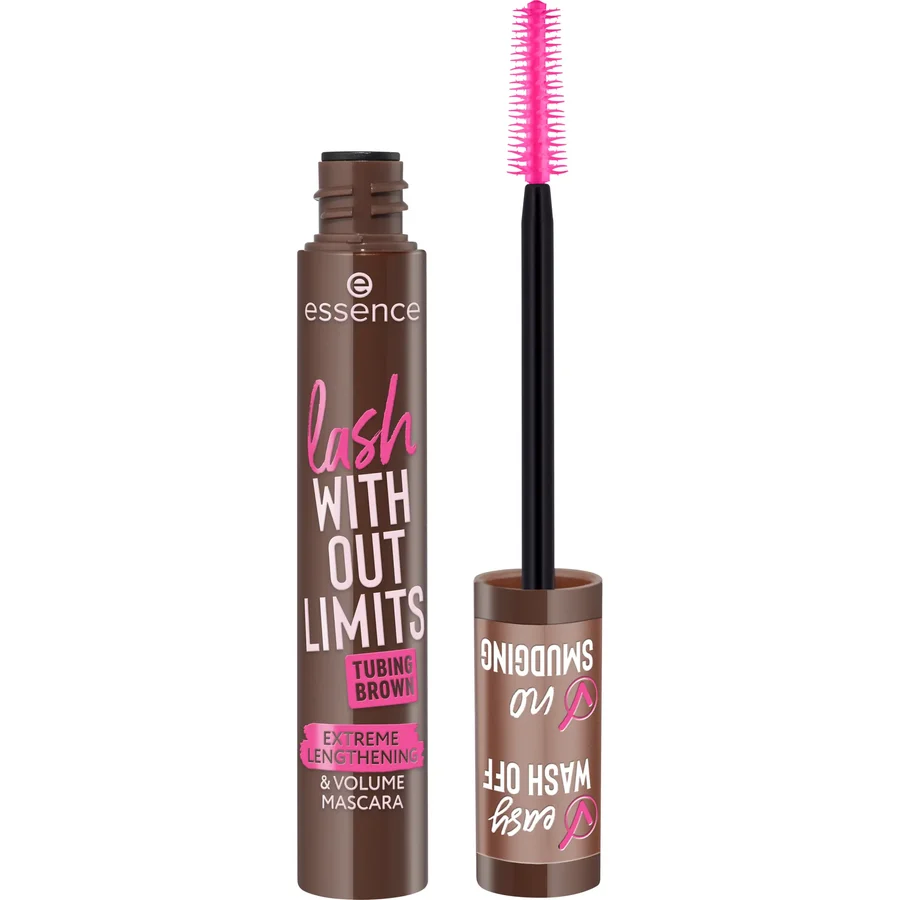 Branduri - Mascara lash WITHOUT LIMITS TUBING BROWN EXTREME LENGTHENING & VOLUME, essence