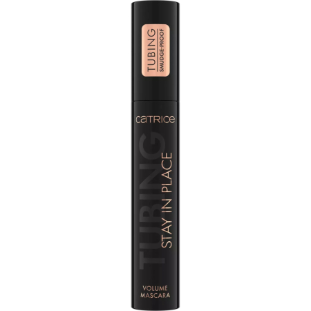 Make-up - Mascara pentru volum Tubing Stay in Place 010 Panda-Proof Black, 11 ml, Catrice