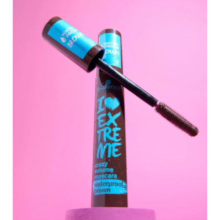 Mascara rezistenta la apa I LOVE EXTREME crazy volume brown 01 - Cozy Brown, essence [5]