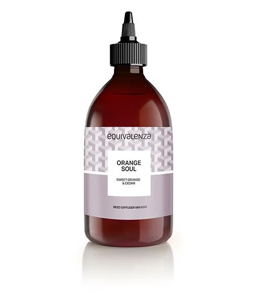 Equivalenza - NEW! Rezerva mikado Orange Soul (portocala dulce si cedru), Equivalenza, 500 ml