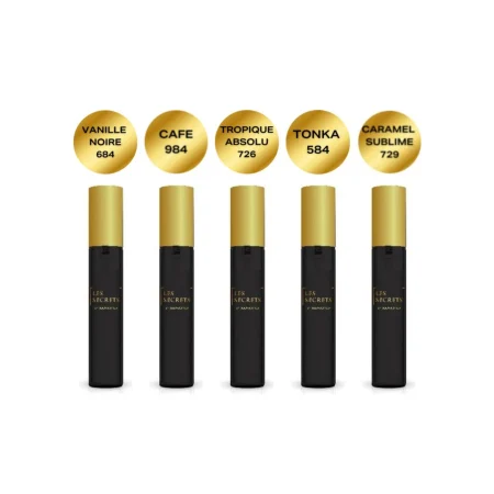Branduri - Pachet Discovery, Apa de Parfum  5 x 12ml: Vanille Noire 684 ,Café 984, Tropique Absolu 726, Tonka 584 si Caramel Sublime 729