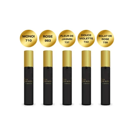 Branduri - Pachet Discovery, Florale, Apa de Parfum  5 x 12ml: Monoi 710 , Rose 983, Fleur de Jasmin 737, Douce Violette 722 si Eclat de Rose 739